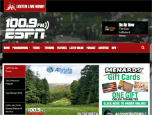 Tablet Screenshot of espn1009.com